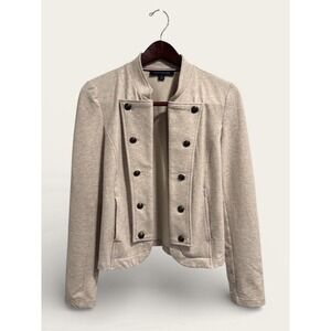 Tommy‎ Hilfiger Casual Band Military Beige Jacket Sz Small